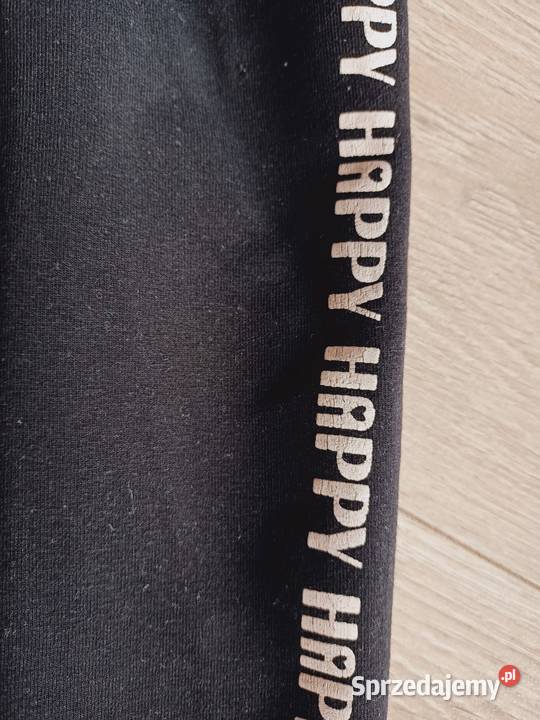 Legginsy dziewczęce czarne 116 mazowieckie