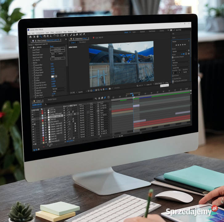 Mentoring efektów wizualnych VFX w After Effects Pozostałe Warszawa