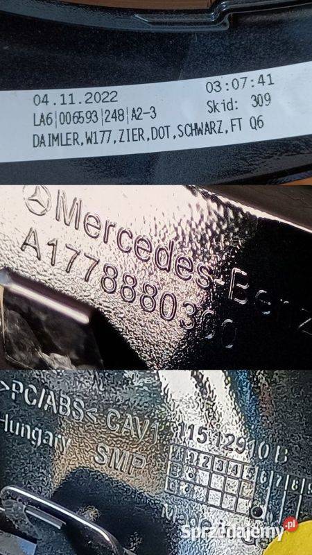 MERCEDES AKLASA W177 RAMKA ATRAPA GRILL LISTWA osobowe Pleszew sprzedam
