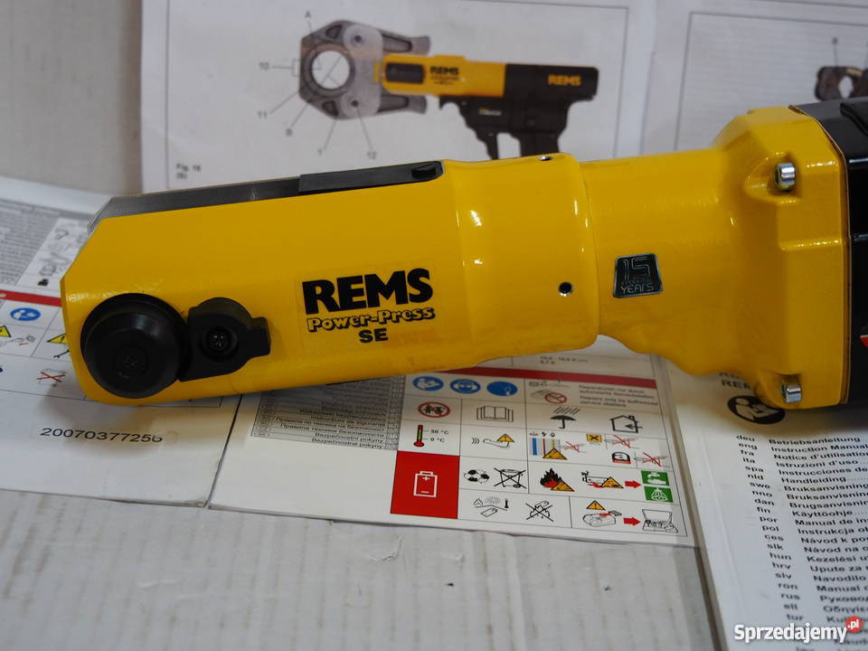 REMS POWER PRESS SE prasa zaciskarka roller Elektryczne Janczewice sprzedam