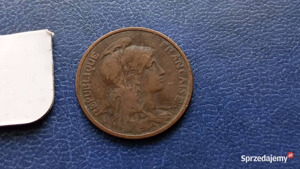 Stare monety 5 centym 1912 Francja 2 Numizmatyka sprzedam
