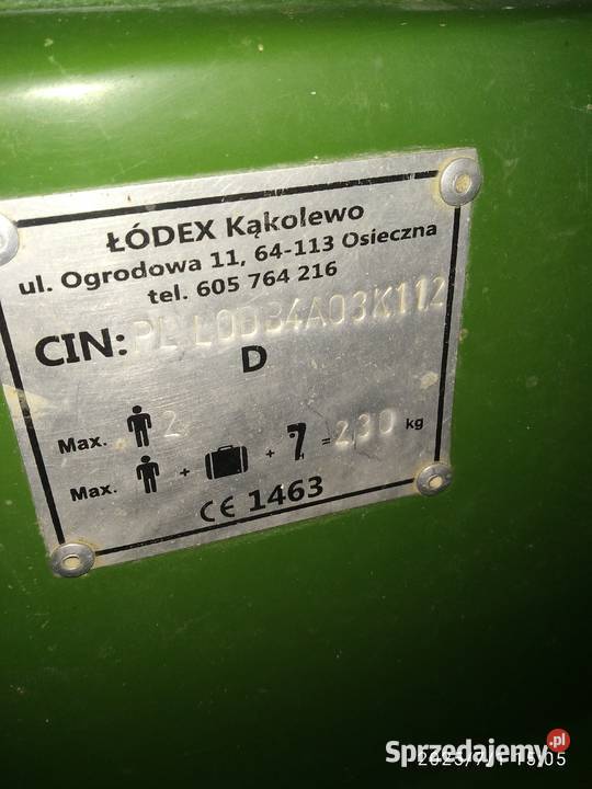 Łódź łódka wędkarska 310dł z przyczepką Brzezówka sprzedam
