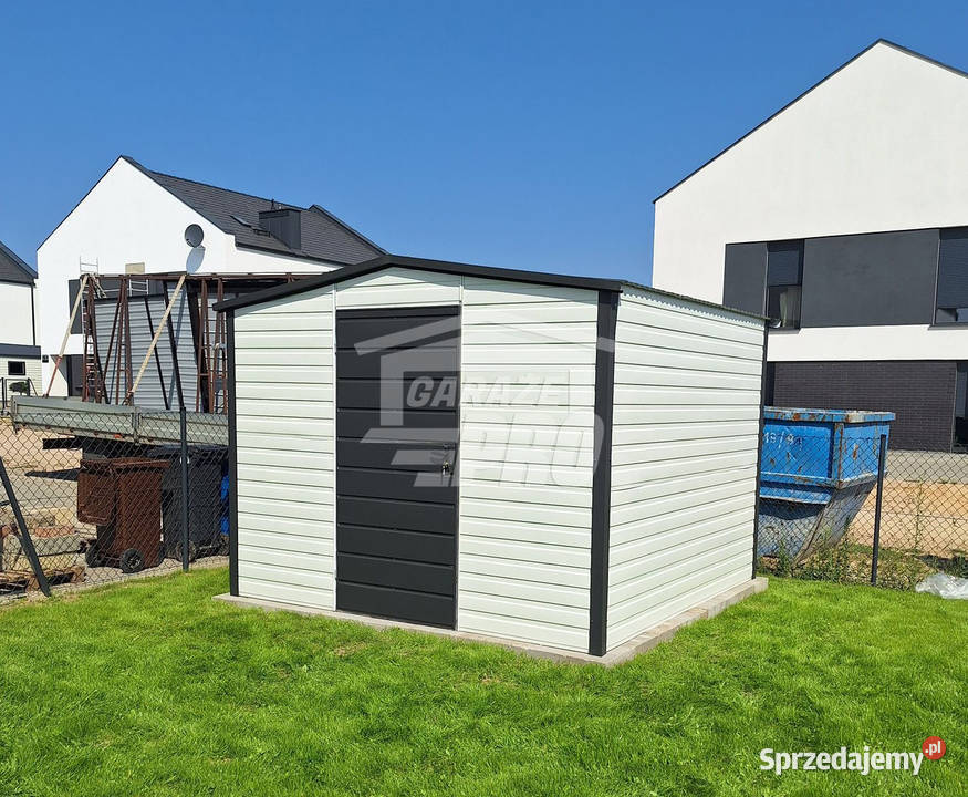 Schowek Domek ogrodowy 3x3m drzwi dach GP658