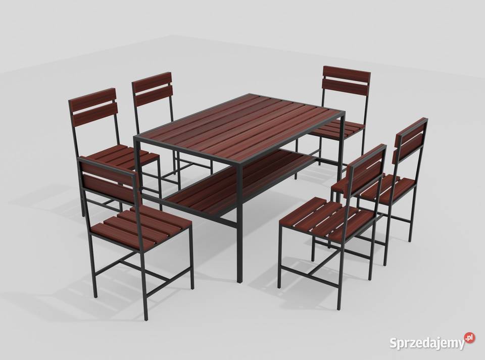Meble ogrodowe stalowe