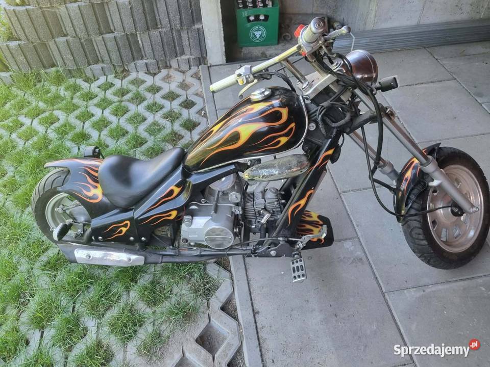 Chopper mini Harley Davidson czarny Mszana Dolna