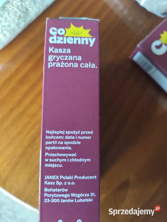 Paczka spożywcza artykuły spożywcze olej lniany Hażlach