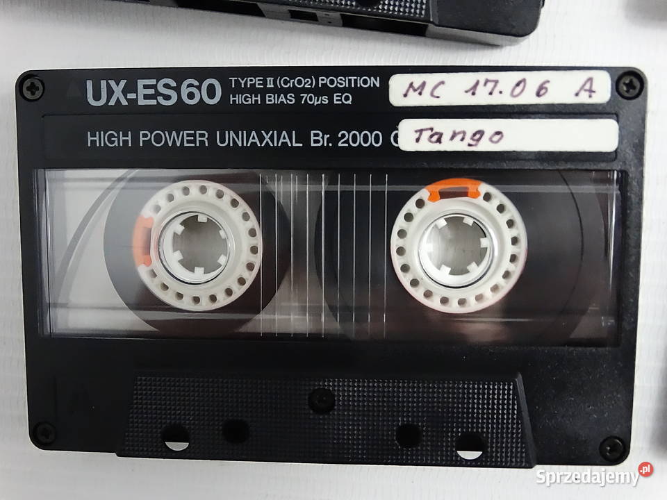 Zestaw 6 kaset SONY UXES 60 Chrome Type II Retro kaseta Muzyka Biłgoraj sprzedam