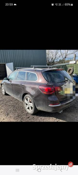 Opel astra j 13r z41c przód maska zderzak Halinów