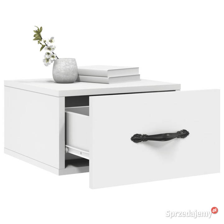 Wiszące szafki nocne 2 białe 35x35x20 WM829805 Warszawa