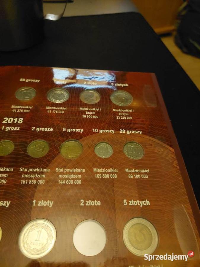 Album klaser na monety obiegowe 20162019 łódzkie Piotrków Trybunalski