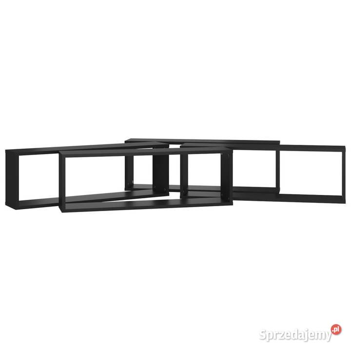 Półki ścienne kostki 4 czarne 80x15x265 WM807110 mazowieckie Warszawa