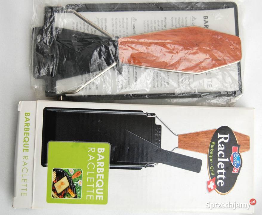 Emmi Szwajcaria nowy zestaw do sera raclette czarny