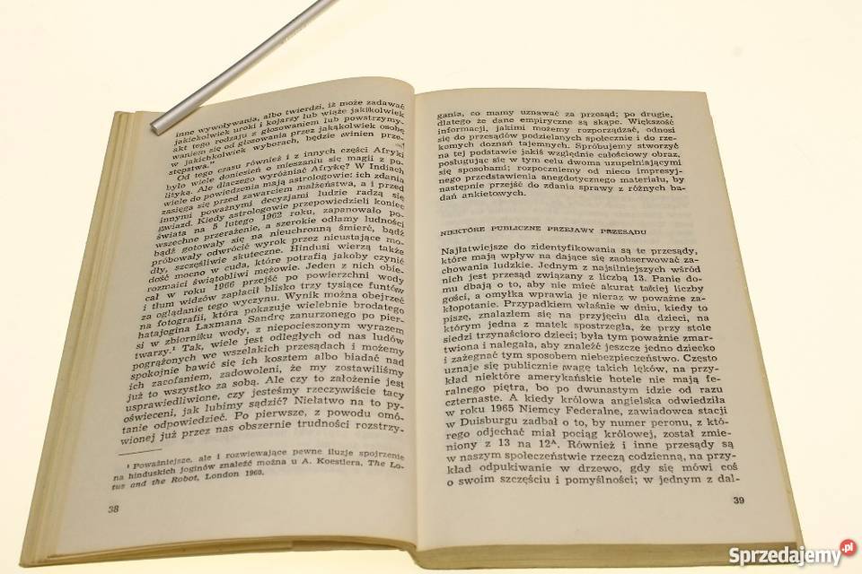 Gustav Jahoda Psychologia przesądu O zachodniopomorskie Goleniów