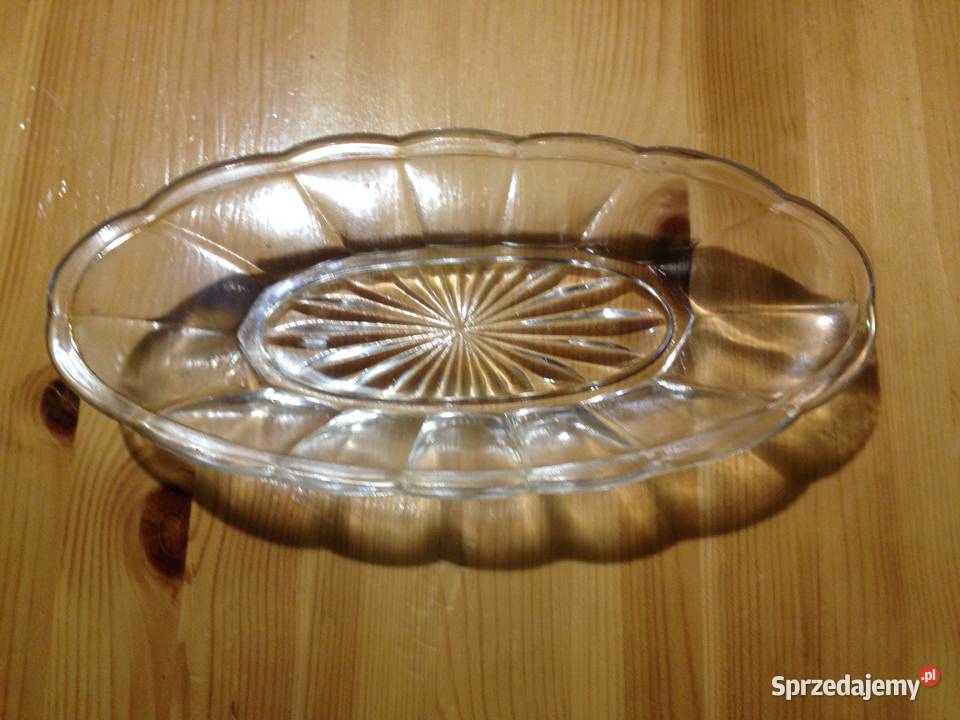Szklana salaterka na rybę Pozostałe Hajnówka sprzedam