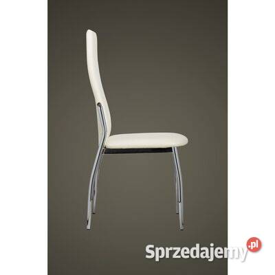 vidaXL Krzesła stołowe 2 białe obite sztuczną mazowieckie Warszawa