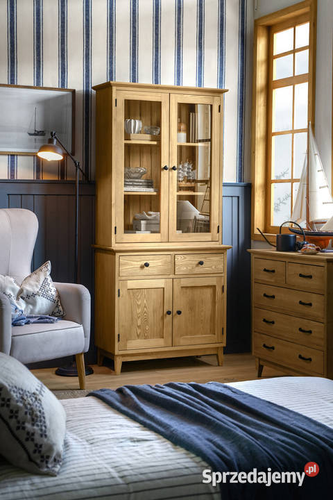 przeszklona witryna drewniana SKN 07 43cm Maków Podhalański