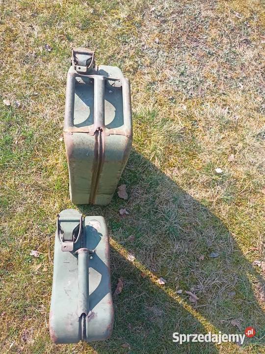 Kanister wojskowy metalowy PRL 20 litrów 10 kujawsko-pomorskie Bydgoszcz sprzedam