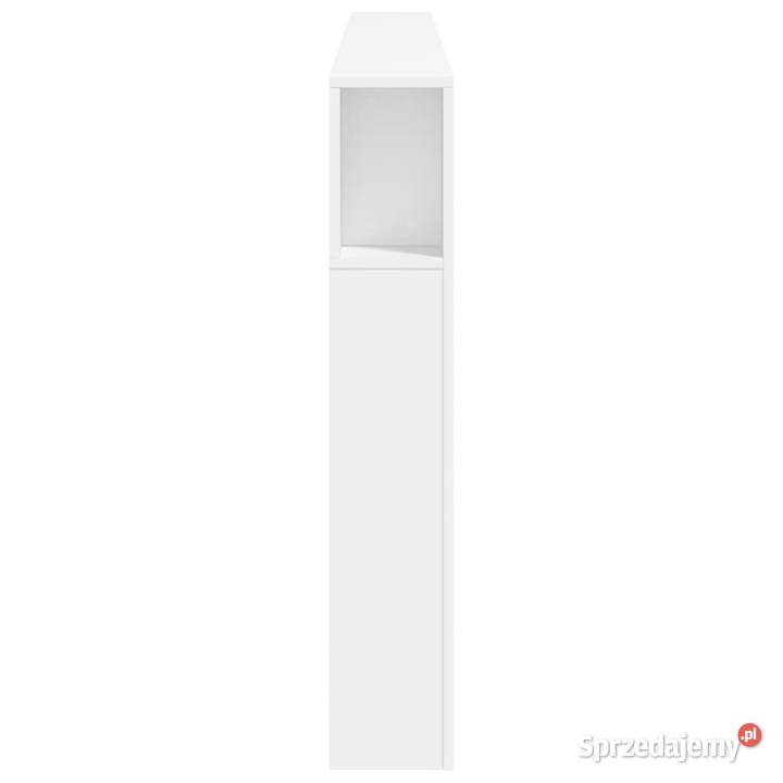 Wezgłowie łóżka z LED białe 220x185x1035 Łóżka i materace mazowieckie Warszawa sprzedam