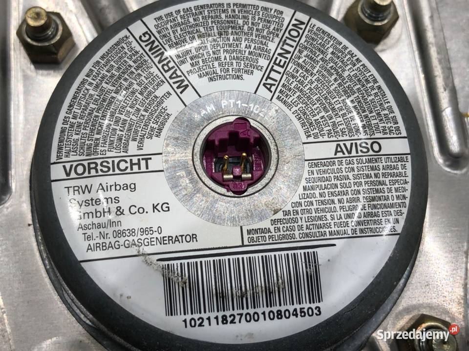 PODUSZKA POWIETRZNA KIEROWCY AUDI A4 B5 osobowe