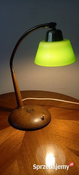 Lampka gabinetowa z lat 60 ub wieku ruchome Skierniewice