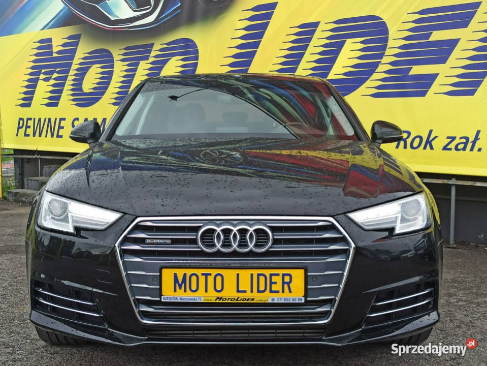 Audi A4 250 quattro bogata B9 2015 czarny A4 podkarpackie Rzeszów