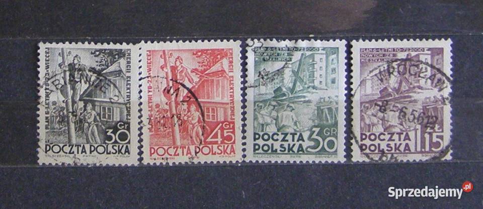 Znaczki pocztowe Polska zestaw 117 Łódź