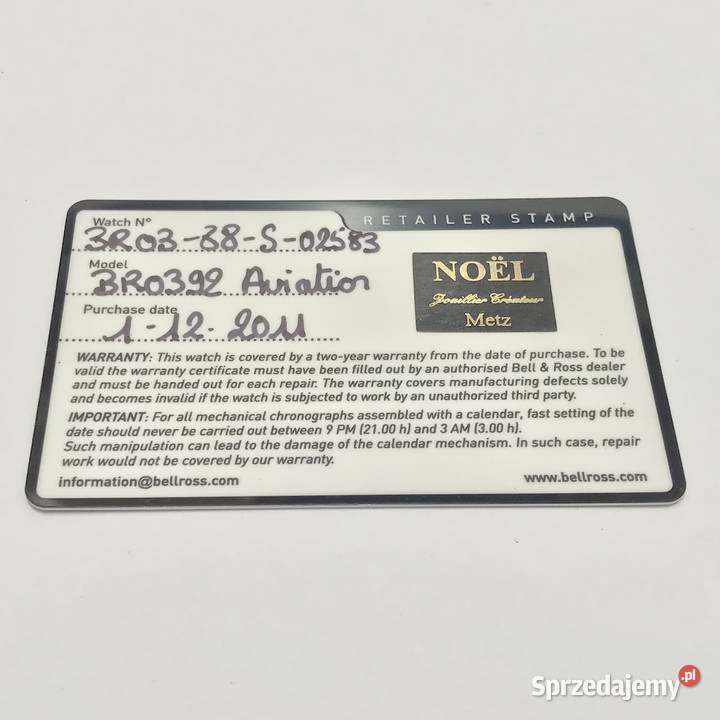 Bell Ross BR03 88 AVIATION Zegarek męski Warszawa