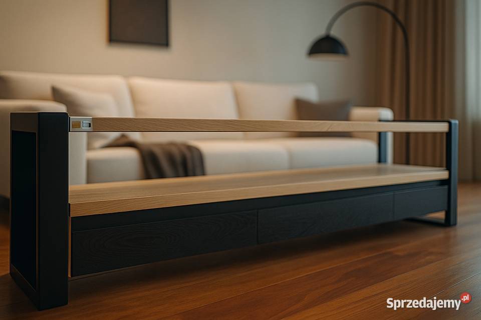 Szafka RTV Dębowa LOFT 100 Lite Drewno Różne Warszawa