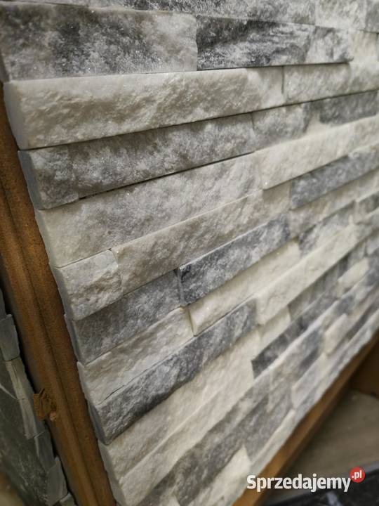 Panel ścienny Marmur Stackstone Cloudy Grey Dom i Ogród Gdynia