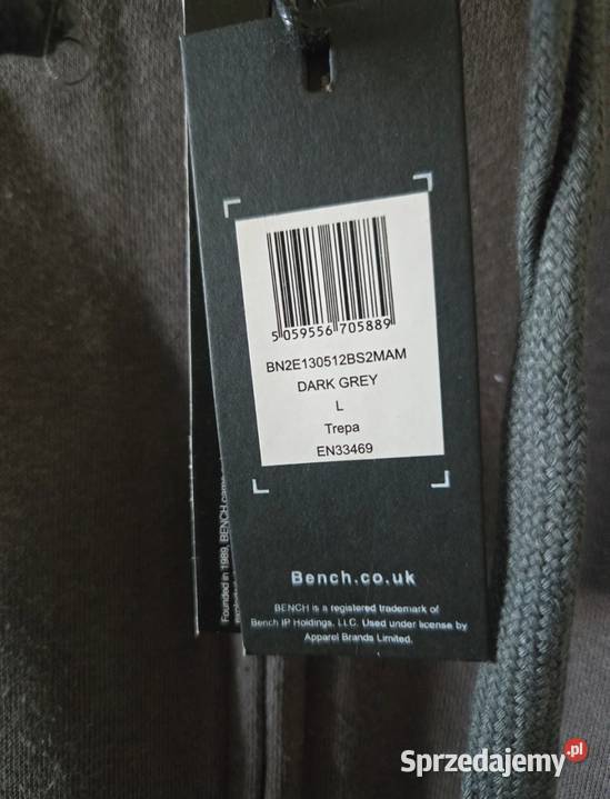 Bluza Bench damska ciemnoszara stan nowy rozmiar Czaplinek