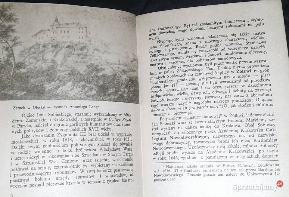 Szlakiem Jana III Sobieskiego Wojciech Chełm sprzedam