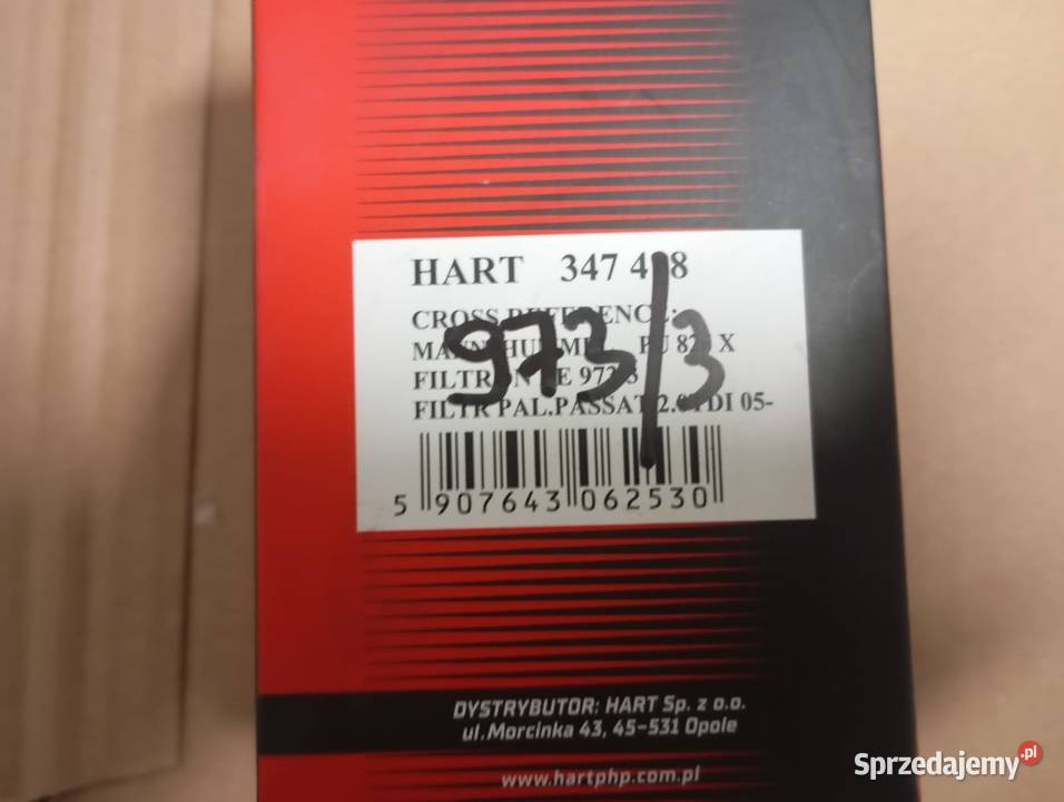 Filtr paliwa Hart 347418 osobowe Lipno