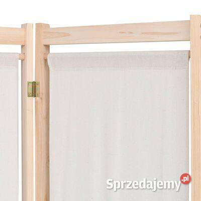 vidaXL Parawan 5panelowy kremowy 200 x 170 x 4 Warszawa