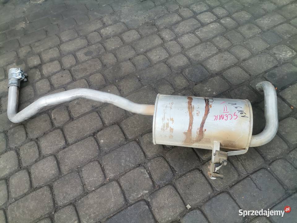 RENAULT SCENIC 2 II 16 16V TŁUMIK KOŃCOWY Rok produkcji 2005 Nowy Sącz