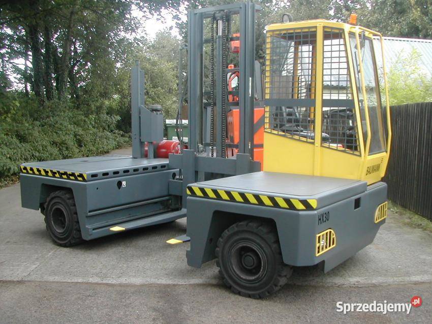 wózek widłowy boczny Baumann platforma 1800 mm 5 ton UDT Gw.