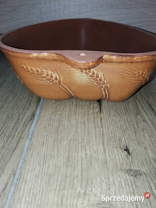 Gliniana forma do powieszenia z kłosami Nowa Karczma