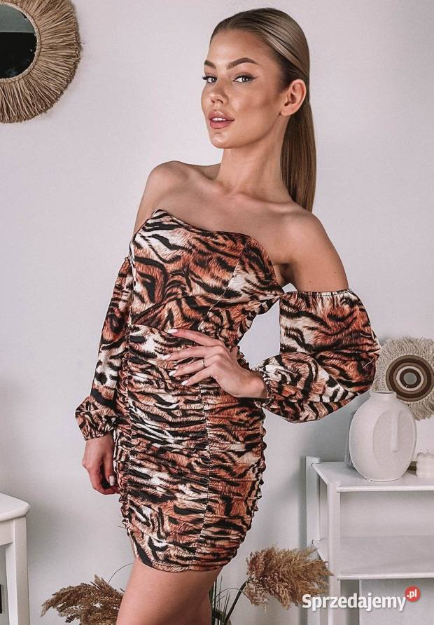 Sukienka Mini Keira W Panterkę mazowieckie sprzedam