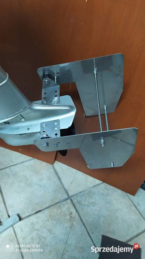 Duży ster na silnik zaburtowy podwójny płetwa Iława