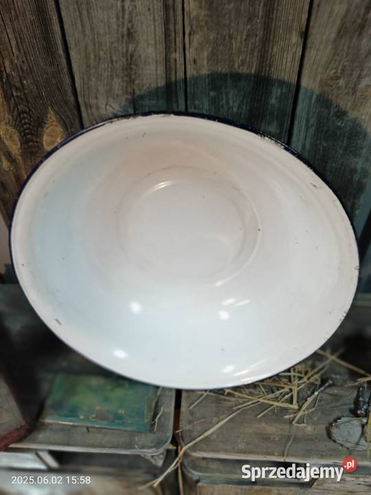 Stara emaliowana miednica Sosnowiec