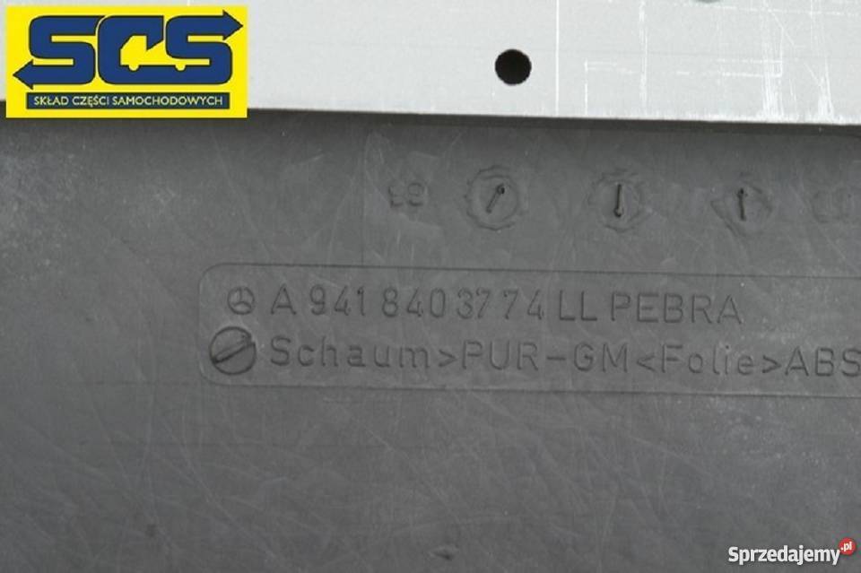 MERCEDES ACTROS MP1 ELEMENT KONSOLI PÓŁKA Bieleń