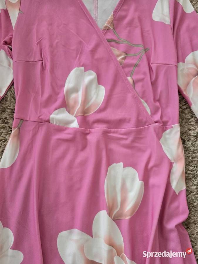 Sukienka asymetryczna Pastelowe Kwiaty Rybnik sprzedam