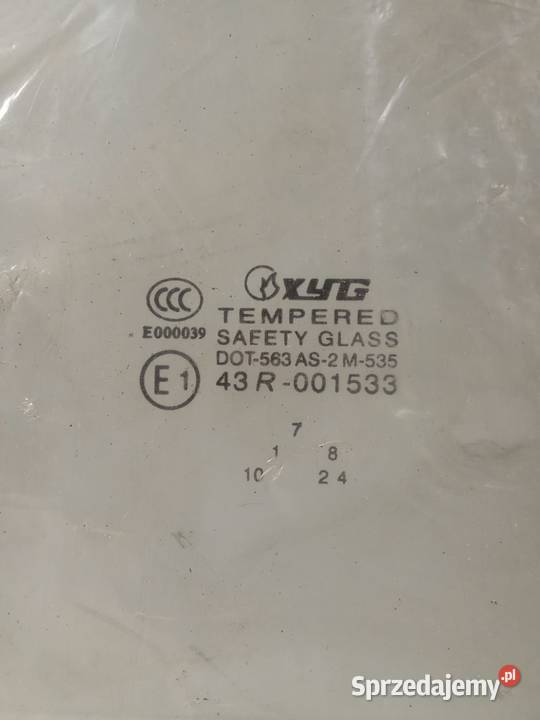 Szyba Boczna Lewa Tylna Ford Focus 04 Możliwość Boczne (drzwi) wielkopolskie Bralin sprzedam