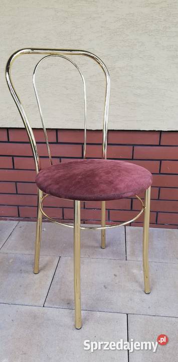 Krzesło złote stylowe do toaletki Garwolin