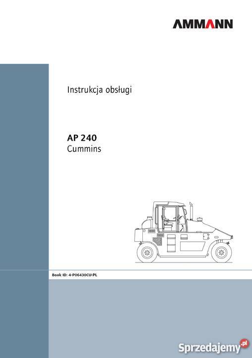 Instrukcja obsługi DTR WALEC GUMA GUMA Amman Brzesko