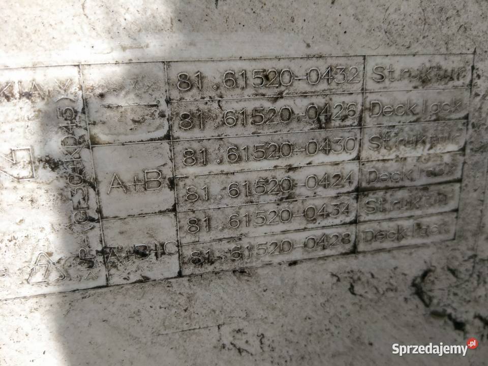 MAN TGX3 TG3 LIFT STOPIEŃ PRAWY DOLNY