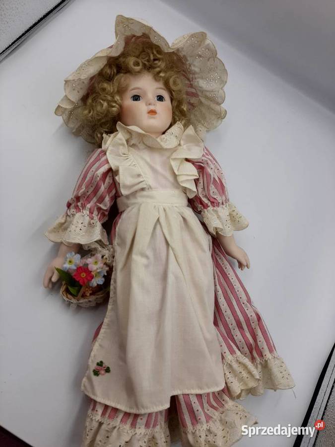 Przepiękna kolekcjonerska lalka porcelanowa Inowrocław