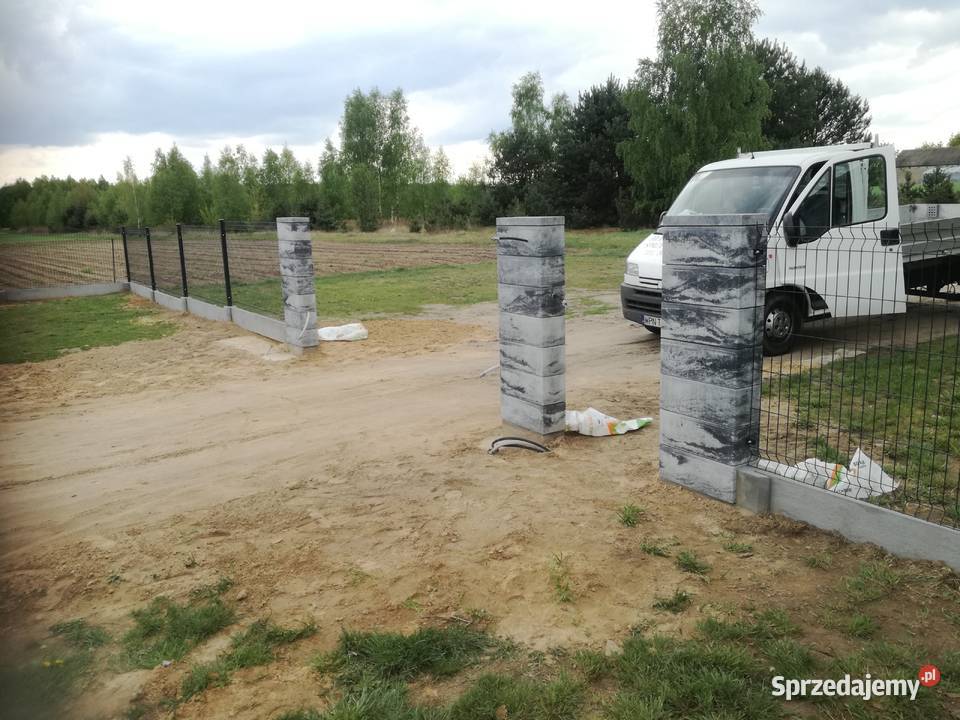 Ogrodzenia panelowe 123 fi4 podmurówka 25 Mont Ciechanów