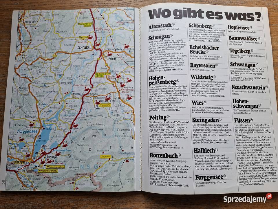 Bild atlas Romantische Strae j niemiecki Rok wydania 2000 małopolskie Kraków