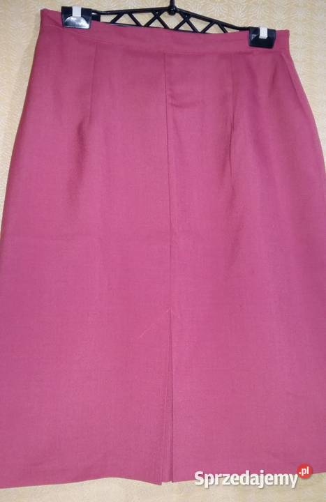 Spódniczka ołówkowa M ceglasta