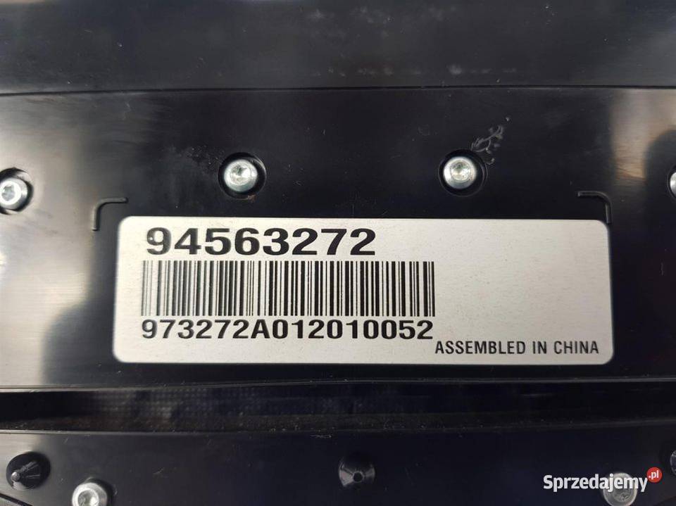 PANEL CHEVROLET CRUZE 94563272 kujawsko-pomorskie Lipno